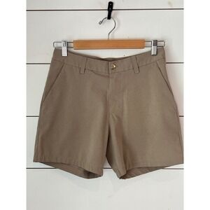 Lululemon ABC Short WovenAir Khaki Tan Mens 28 golf Preppy active